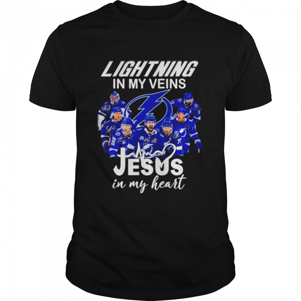 Tampa Bay Lightning In My Venus Jesus In My Heart Signatures Shirt
