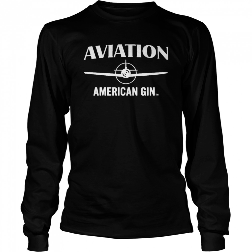 Aviation American Gin Flight  Long Sleeved T-shirt