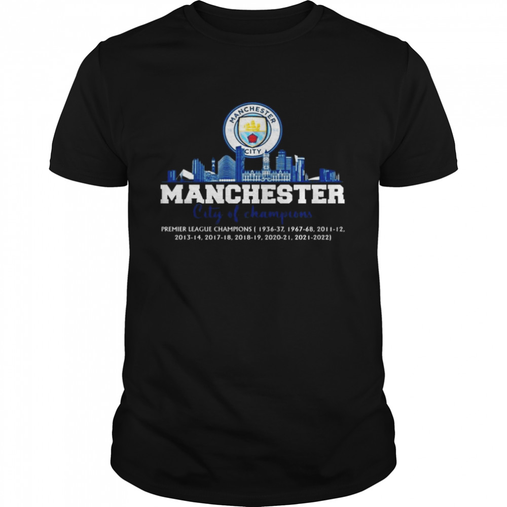 Manchester City of Champions Premier League Champions 2021-2022 Shirt
