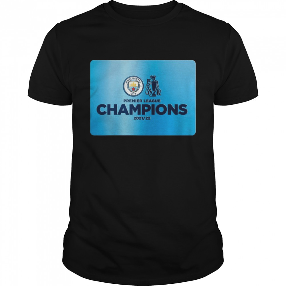 Manchester City Soccer Premier League Champions 2021-2022 Shirt