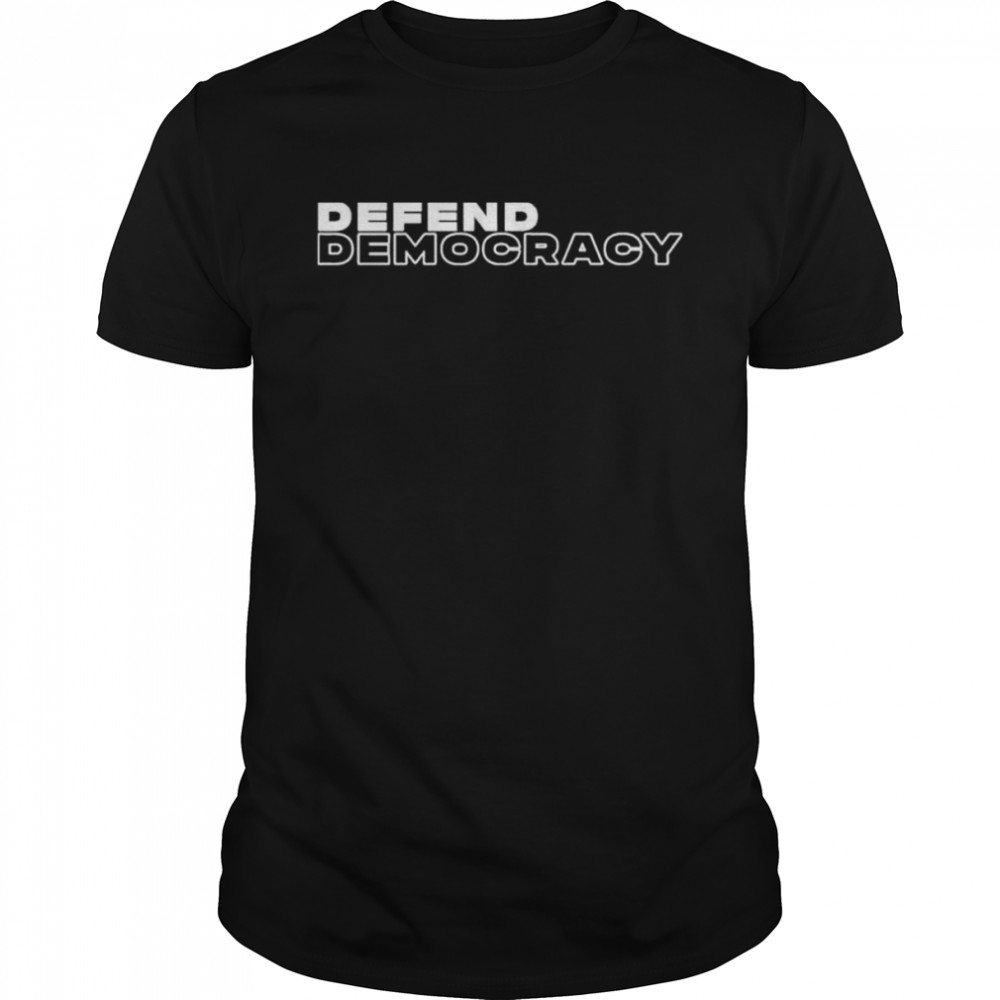 Defend democracy shirt Classic Men's T-shirt