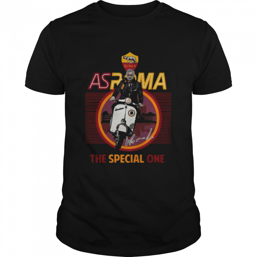 Jose Mourinho Vespa AS Roma The Special One Signature  Classic Men's T-shirt