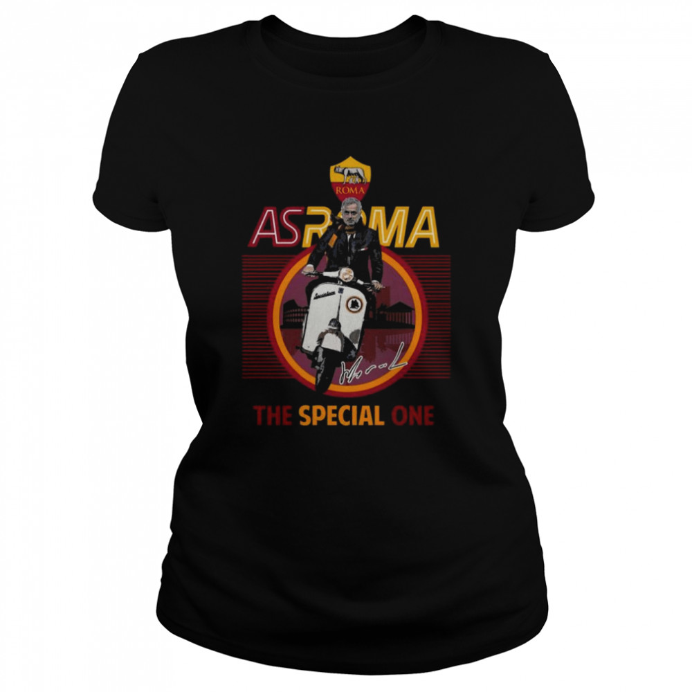Jose Mourinho Vespa AS Roma The Special One Signature  Classic Women's T-shirt