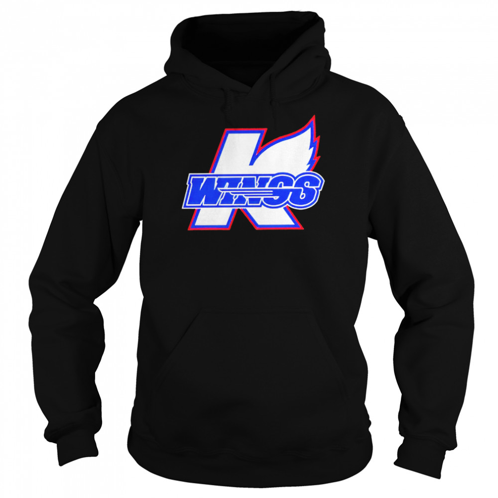 Kalamazoo Wings Hockey logo 2022 T-shirt Unisex Hoodie
