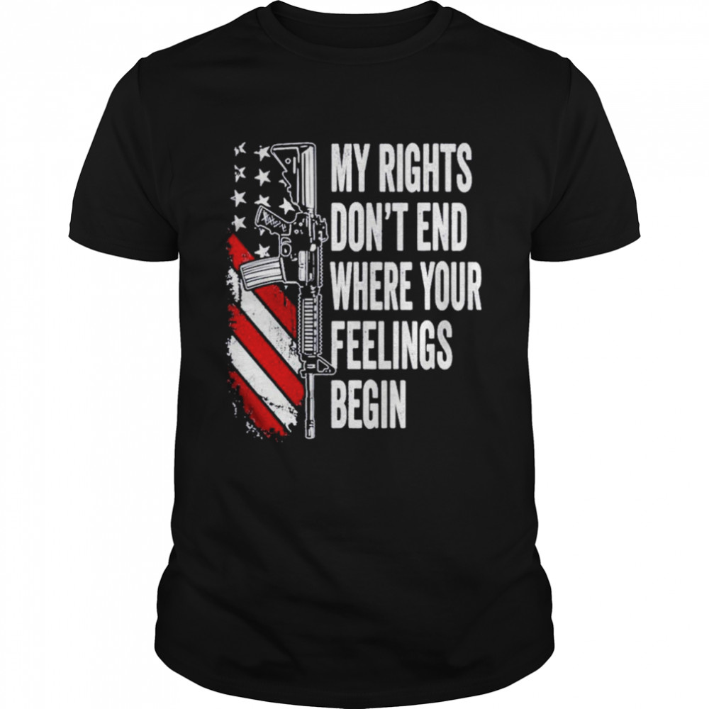 My Rights Don’t End Where Your Feelings Begin shirt Classic Men's T-shirt