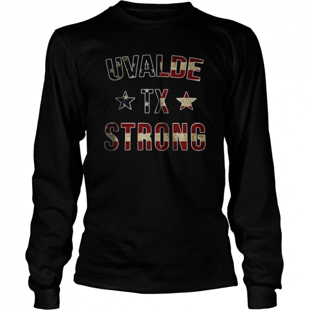 Protect our children Texas strong pray for Texas uvalde strong shirt Long Sleeved T-shirt