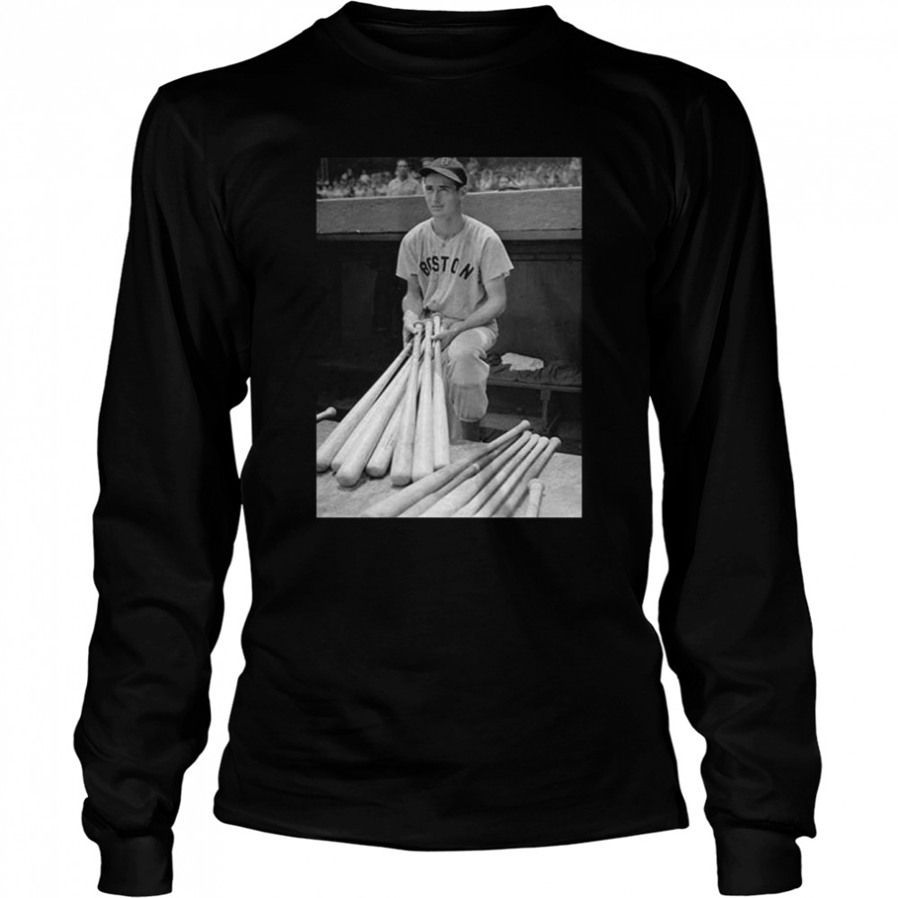 Ted Williams - Men's Soft Graphic T- Long Sleeved T-shirt