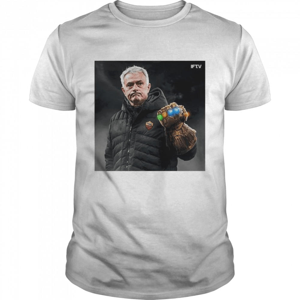 Thanos Jose Mourinho Hero Of AS Roma Champions UEFA Europa Conference League Shirt