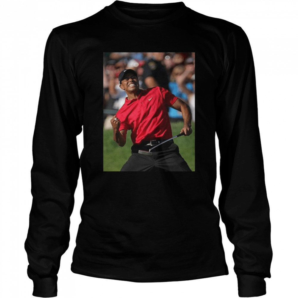 Tiger Woods - Men's Soft Graphic T- Long Sleeved T-shirt