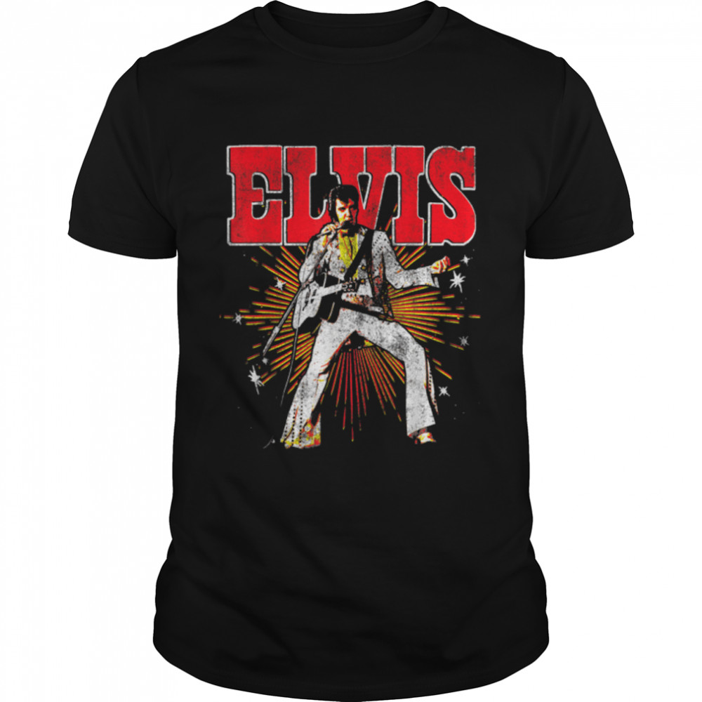 Elvis Presley Official Retro T-Shirt B093TZ78B5