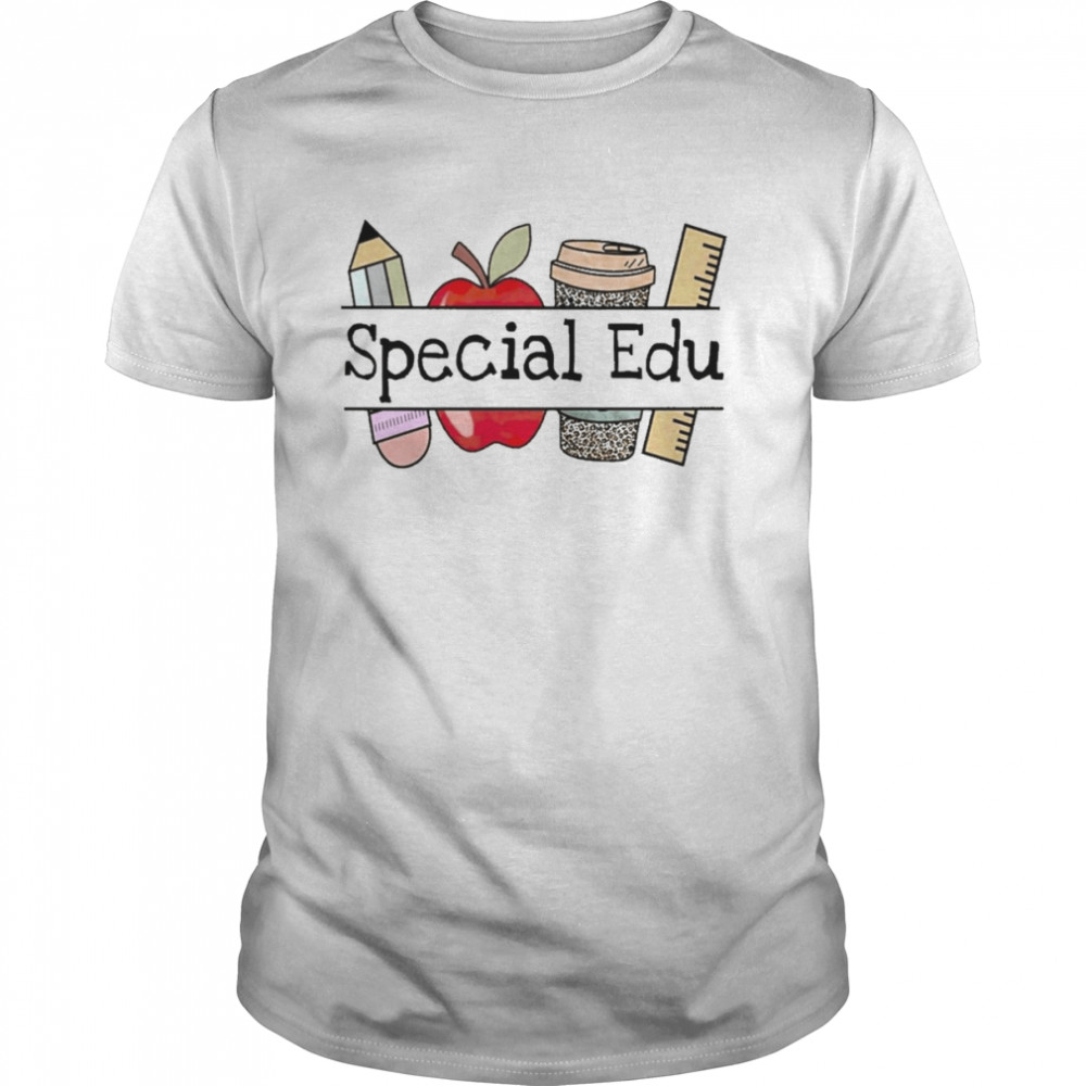 Apple Coffee Pencil Special Edu Shirt