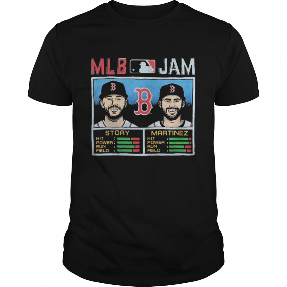 MLB Jam Boston Red Sox Story And Martinez shirt