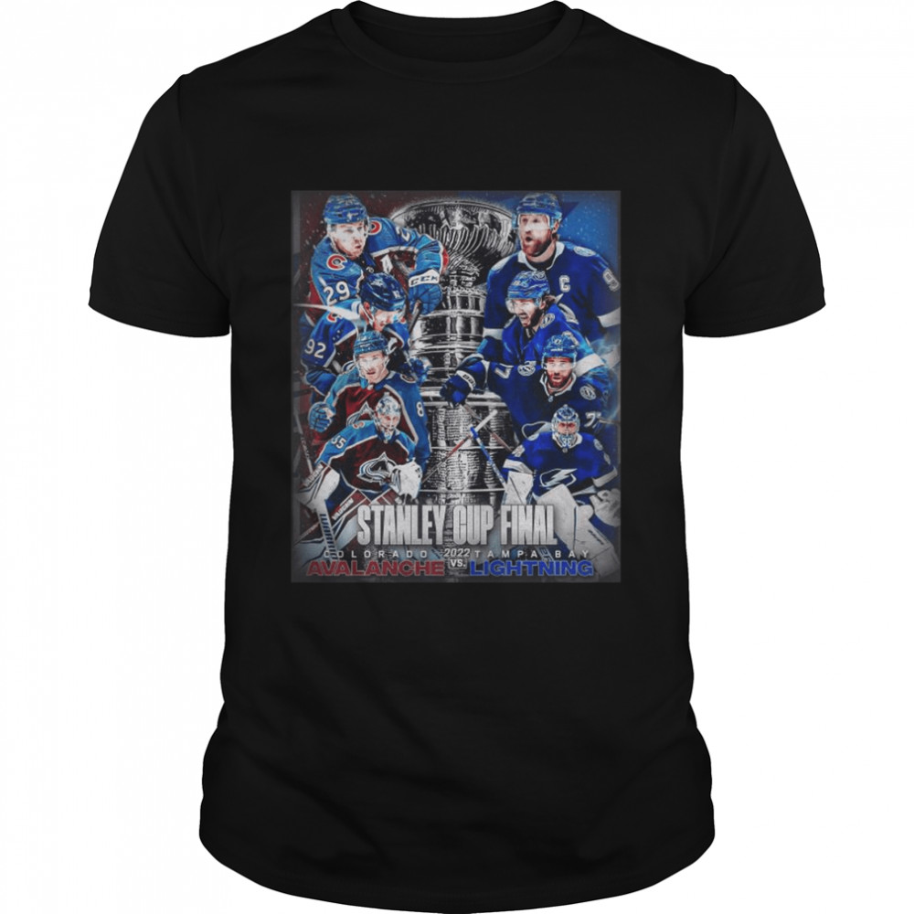 Stanley Cup FInal Colorado Avalanche vs Tampa Bay Lightning 2022 shirt