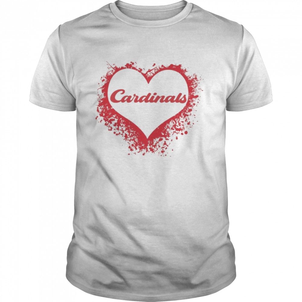 Heart School Spirit Cardinals Shirt