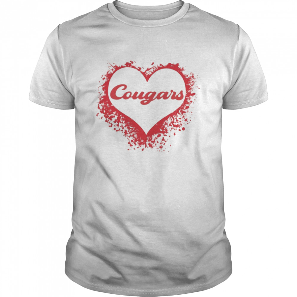 Heart School Spirit Cougars Shirt