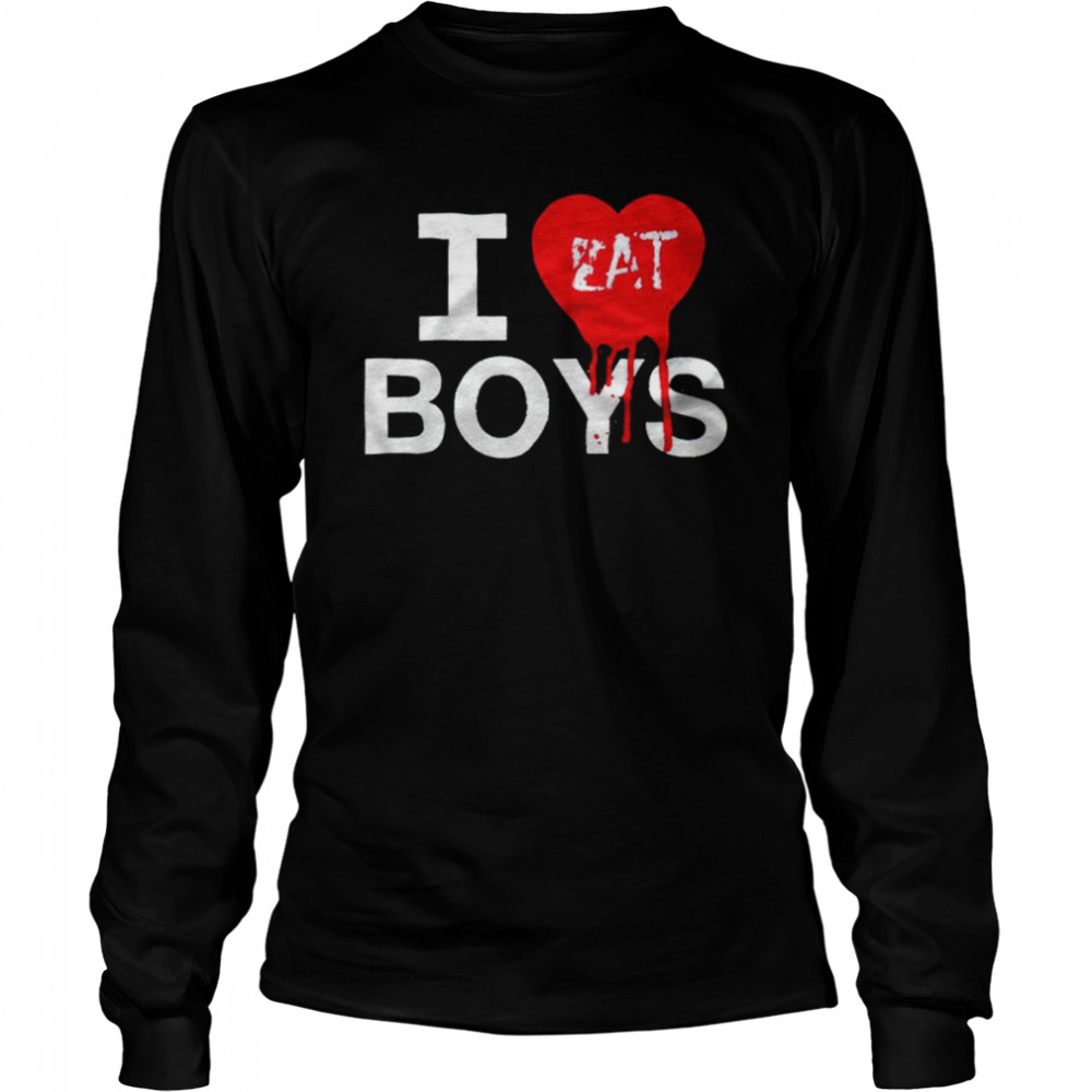 I eat boys Punxnkisses heart shirt Long Sleeved T-shirt