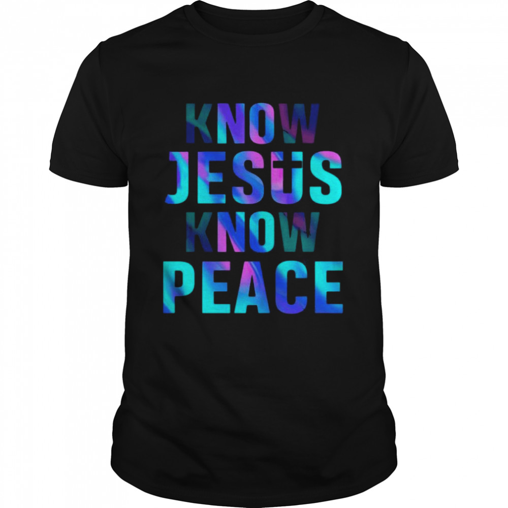 Know Jesus know Peace shirt Classic Men's T-shirt
