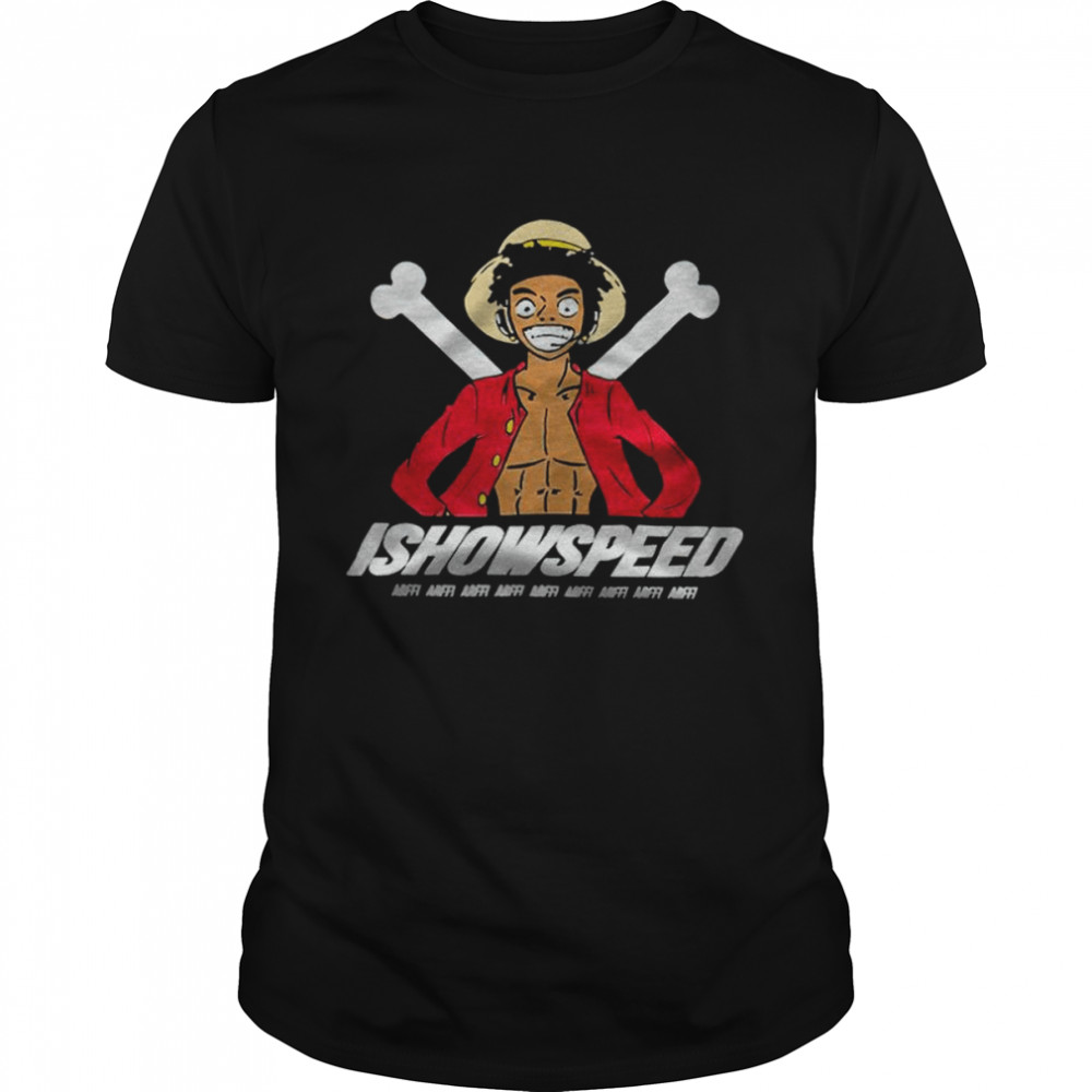 Luffy Ishowspeed logo shirt