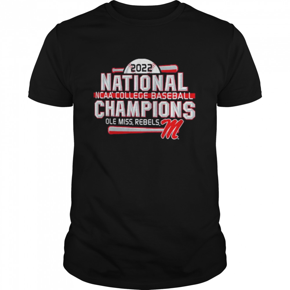 Ole Miss Rebels 2022 NCAA Men’s Baseball College World Series Champions T-Shirt