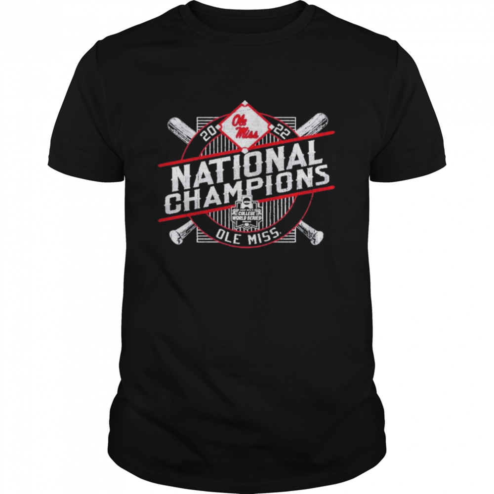 Ole Miss Rebels Baseball 2022 National Champions Men’s CWS shirt