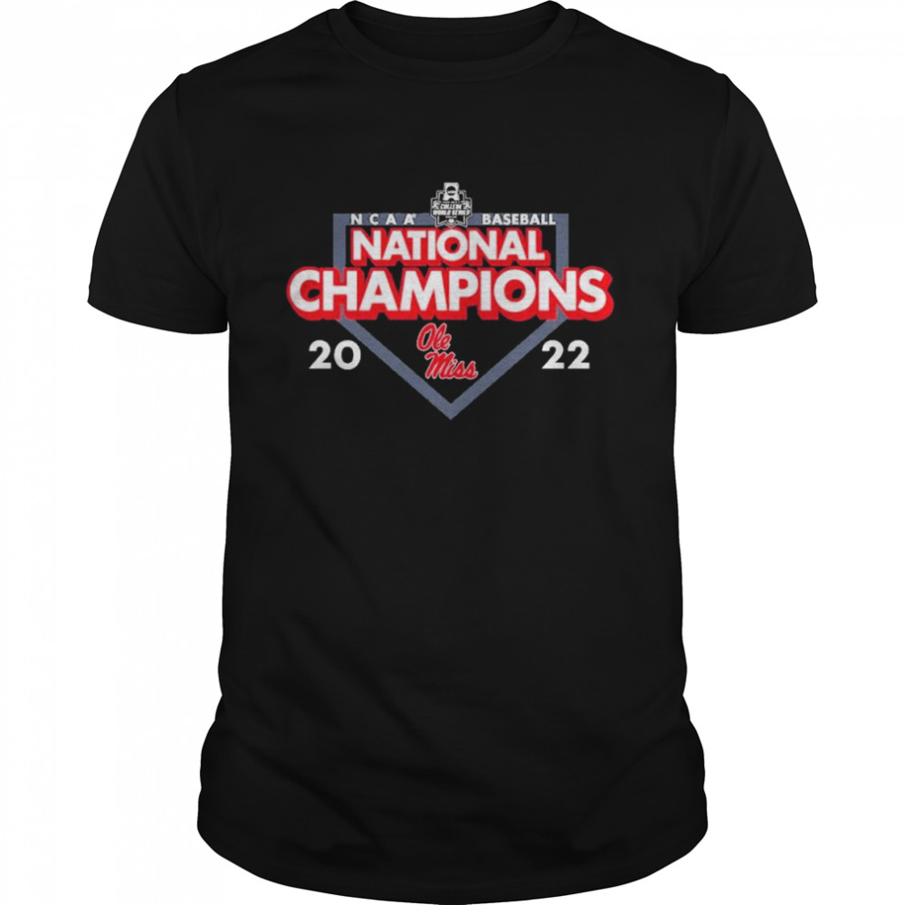 University of Mississippi Ole Miss NCAA Baseball National Champions 2022 Shirt