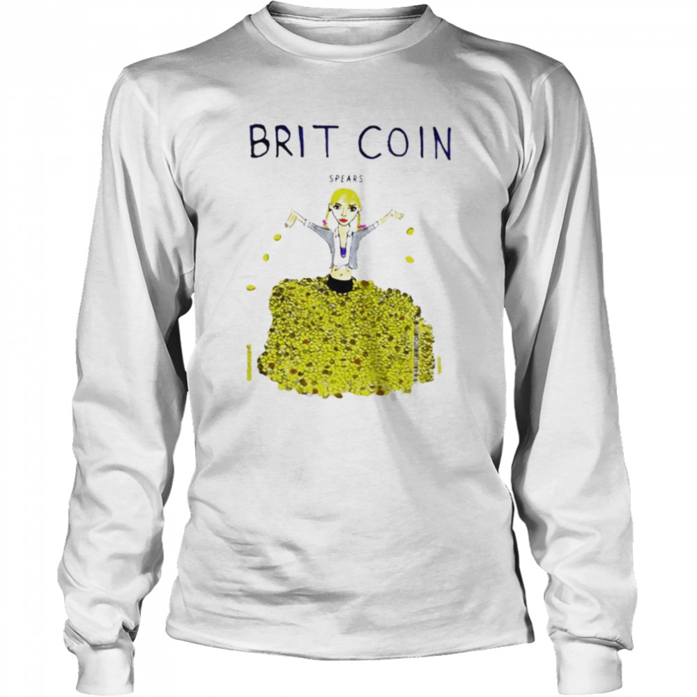 Britney Spears Brit Coin  Long Sleeved T-shirt