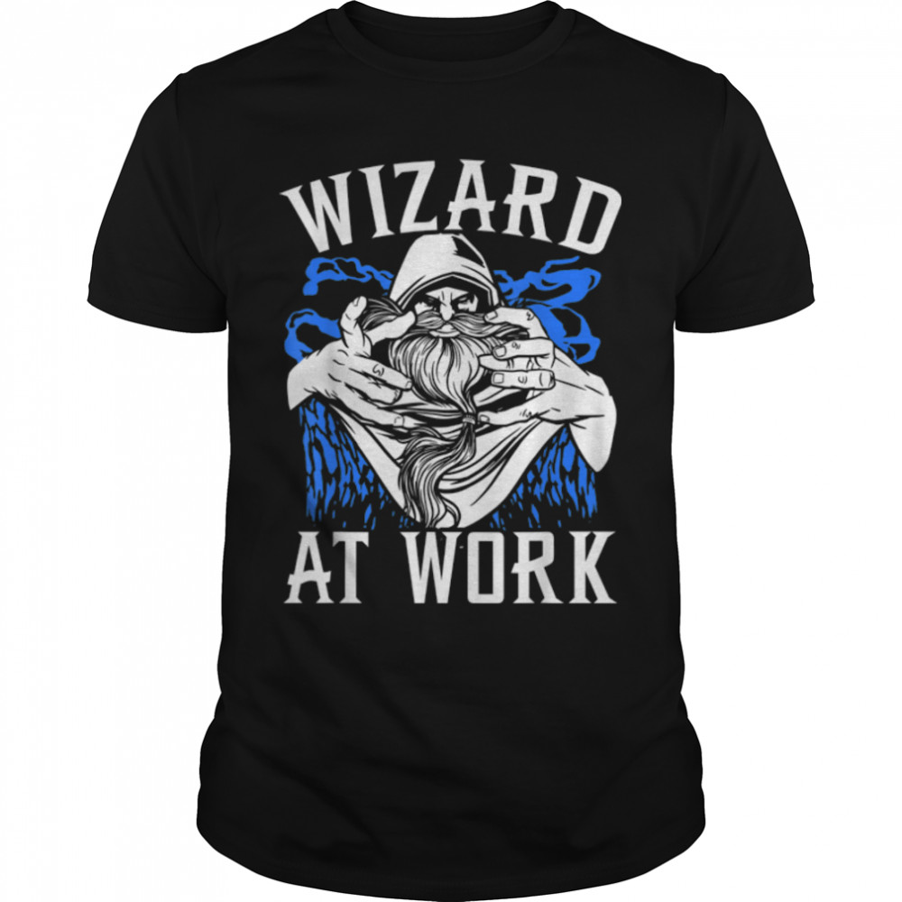 Wizard Tabletop Board Game RPG Gamer Dice Gaming Dungeon T- B0B3374CG4 Classic Men's T-shirt