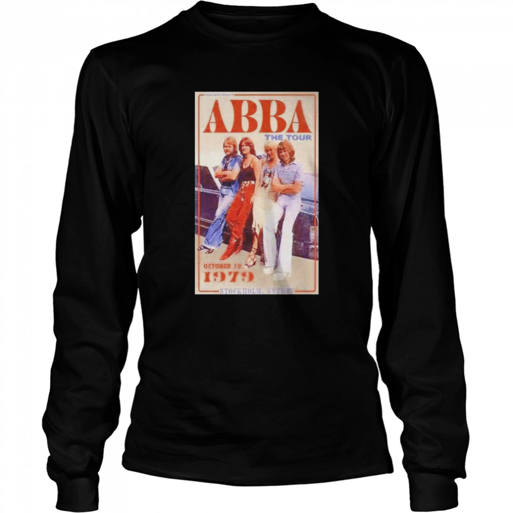 ABBA The Tour 1979 Vintage shirt Long Sleeved T-shirt
